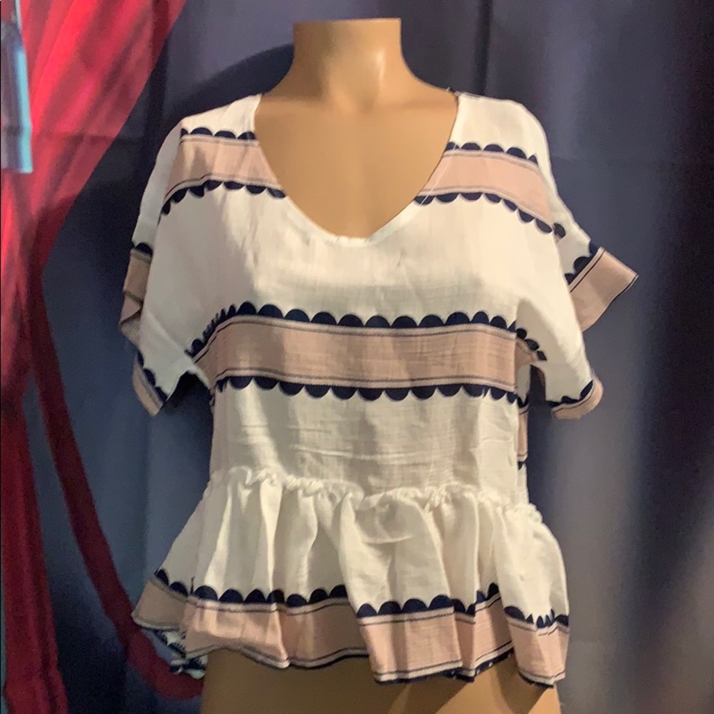 New top women’s large bust 40” length 21”